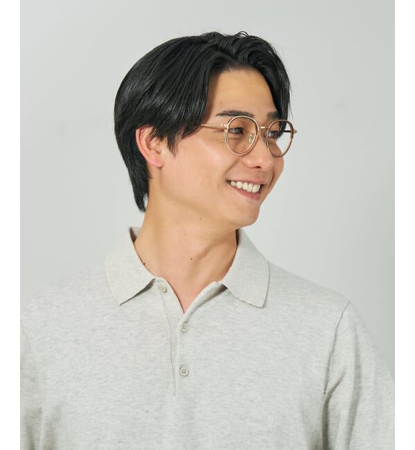  「ボストン型 メガネ | チタン 高級感  度あり 度なし メンズTITANIUM (ビジネス) レンズ交換券付」|メガネ|