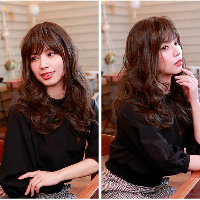 BACKYARD FAMILY「プリシラ prisila オールウィッグ ロング A-700 通販 メープルカールロング」|ヘアスタイリング|