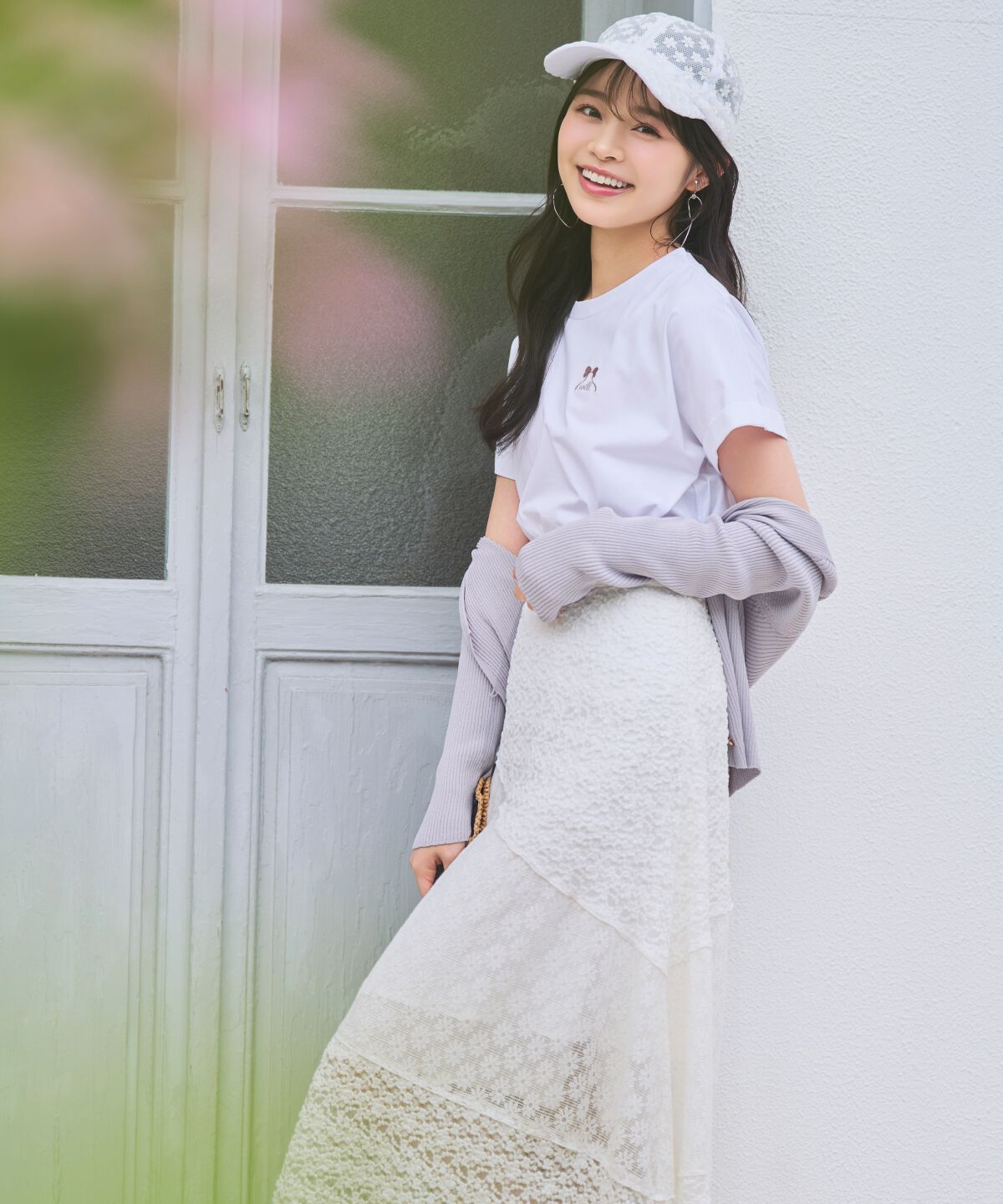 WILLSELECTION「ロゴ刺繍ターンバックスリーブTシャツ」|Tシャツ・カットソー|
