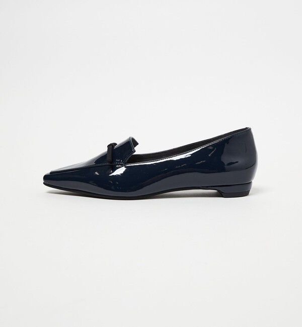 ODETTE E ODILE「＜SY＞ シャープリボンオペラフラット15&uarr;」|パンプス|NAVY