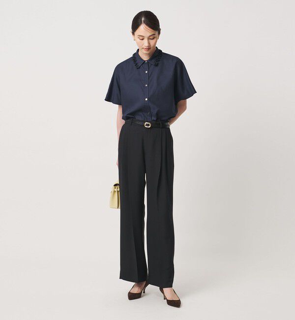 UNITED ARROWS「ミニフリル シャツ」|シャツ・ブラウス|