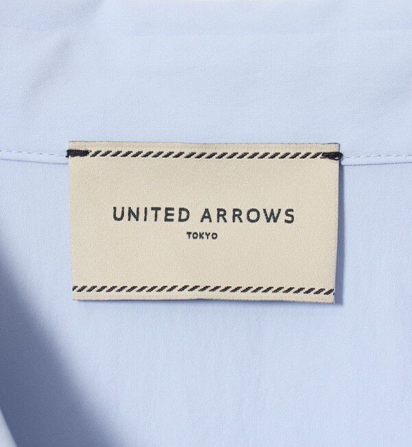 UNITED ARROWS「メロー フリル スキッパー フレンチスリーブ シャツ ‐防シワ 吸水速乾 UVカット 遮熱性 接触冷感‐」|シャツ・ブラウス|