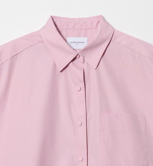 UNITED ARROWS「バックフレア フレンチスリーブ シャツ」|シャツ・ブラウス|