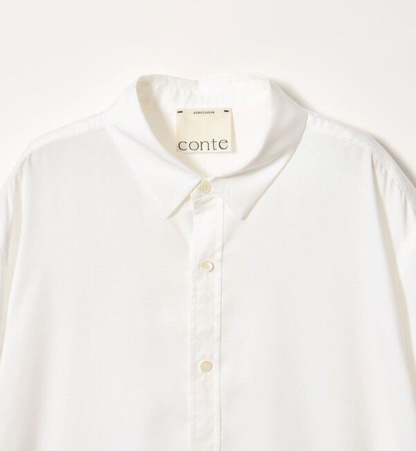 conte「＜conte＞ハーフスリーブ シャツ」|シャツ・ブラウス|