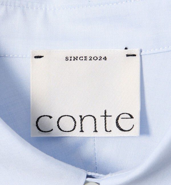 conte「＜conte＞ハーフスリーブ シャツ」|シャツ・ブラウス|