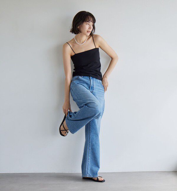UNITED ARROWS green label relaxing「ベアトップキャミソール / カップインナー」|キャミソール|