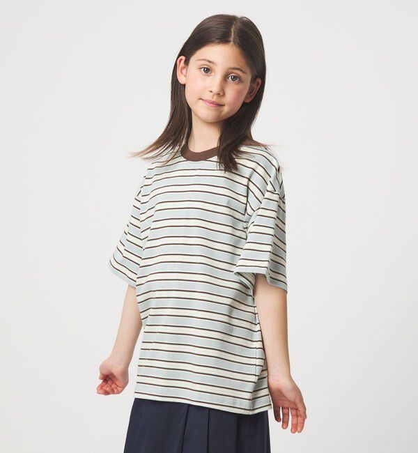 UNITED ARROWS green label relaxing「【スタメンシリーズ】ボーダーＴシャツ / キッズ  100cm-160cm」|Tシャツ・カットソー|