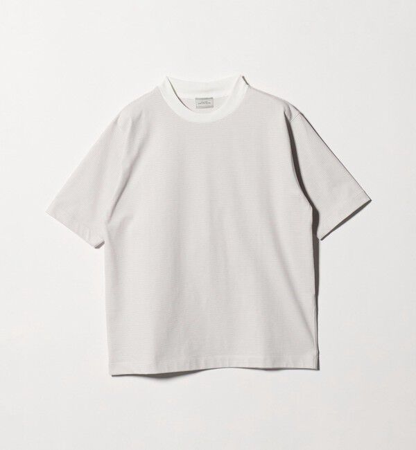 UNITED ARROWS green label relaxing「A+ COOL ミジンボーダー ビズ クルーネック カットソー Tシャツ -接触冷感・吸水速乾-」|Tシャツ・カットソー|