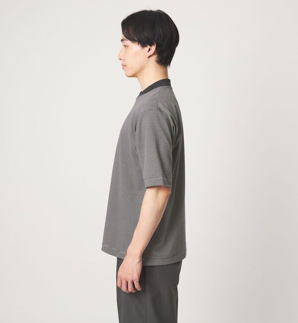 UNITED ARROWS green label relaxing「A+ COOL ミジンボーダー ビズ クルーネック カットソー Tシャツ -接触冷感・吸水速乾-」|Tシャツ・カットソー|