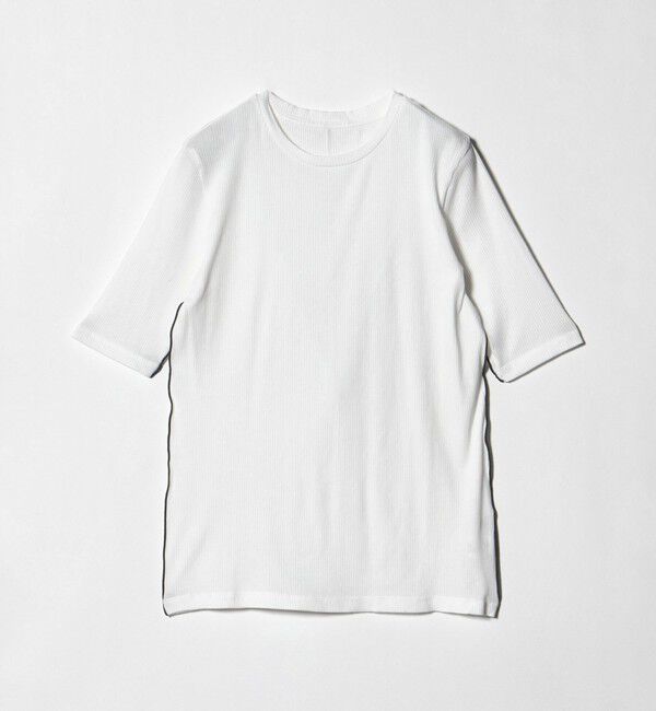 UNITED ARROWS green label relaxing「【WEB限定】＜at ease＞シアーテレコ バイカラー カットソー」|Tシャツ・カットソー|