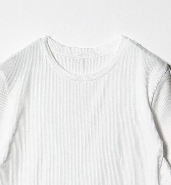 UNITED ARROWS green label relaxing「【WEB限定】＜at ease＞シアーテレコ バイカラー カットソー」|Tシャツ・カットソー|