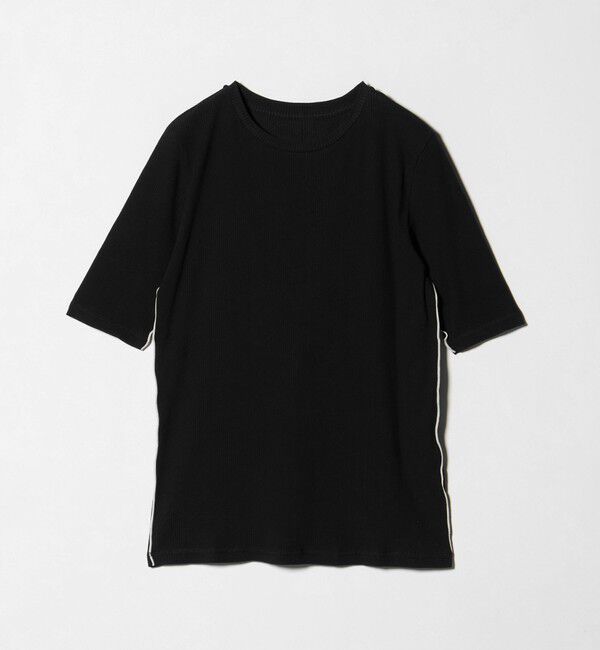 UNITED ARROWS green label relaxing「【WEB限定】＜at ease＞シアーテレコ バイカラー カットソー」|Tシャツ・カットソー|