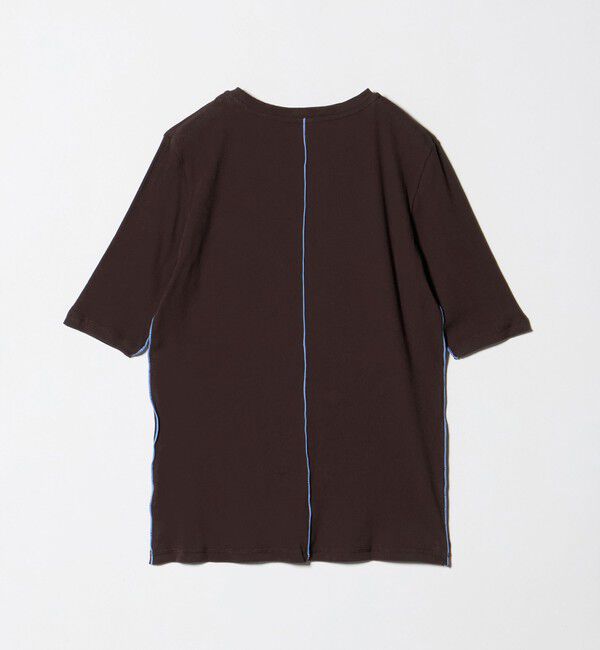 UNITED ARROWS green label relaxing「【WEB限定】＜at ease＞シアーテレコ バイカラー カットソー」|Tシャツ・カットソー|