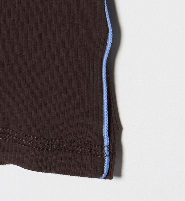 UNITED ARROWS green label relaxing「【WEB限定】＜at ease＞シアーテレコ バイカラー カットソー」|Tシャツ・カットソー|