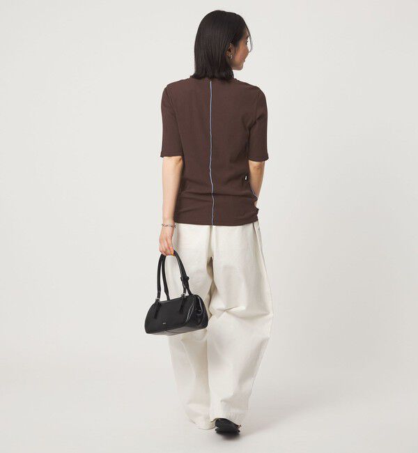 UNITED ARROWS green label relaxing「【WEB限定】＜at ease＞シアーテレコ バイカラー カットソー」|Tシャツ・カットソー|