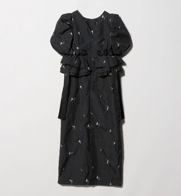EMMEL REFINES「＜ANDRESD＞フクレジャガード シシュウ ワンピース＜ Select by EMMEL REFINES ＞」|ワンピース|