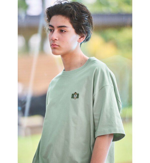 UNITED ARROWS green label relaxing「【別注】＜ROSTER BEAR＞GLR 刺しゅう ロゴ 半袖 Tシャツ」|Tシャツ・カットソー|