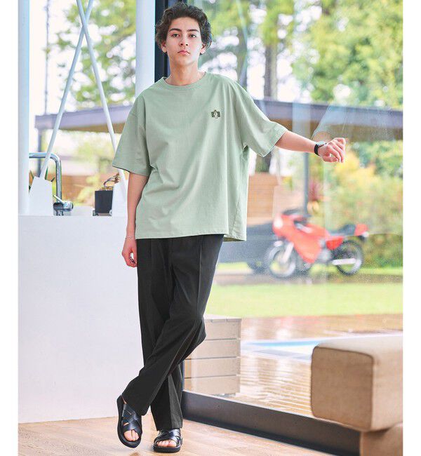 UNITED ARROWS green label relaxing「【別注】＜ROSTER BEAR＞GLR 刺しゅう ロゴ 半袖 Tシャツ」|Tシャツ・カットソー|