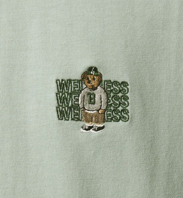 UNITED ARROWS green label relaxing「【別注】＜ROSTER BEAR＞GLR 刺しゅう ロゴ 半袖 Tシャツ」|Tシャツ・カットソー|