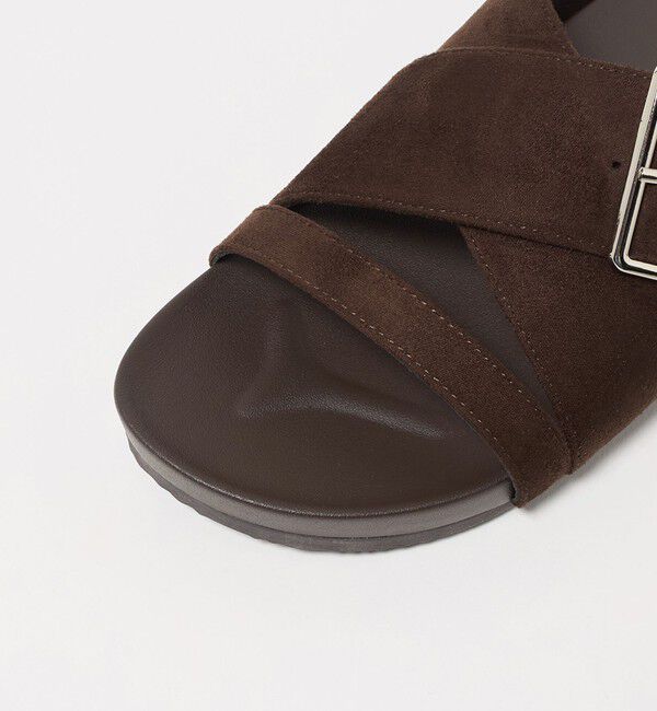 UNITED ARROWS green label relaxing「ビッグバックル フラットサンダル」|サンダル|