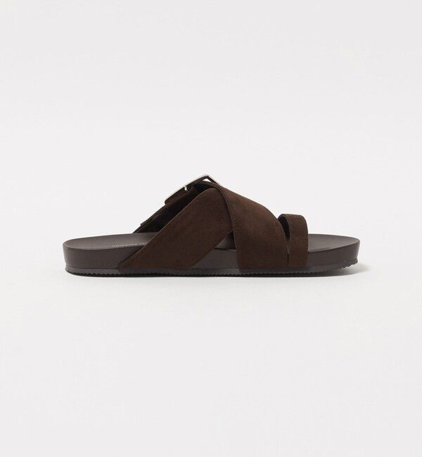 UNITED ARROWS green label relaxing「ビッグバックル フラットサンダル」|サンダル|