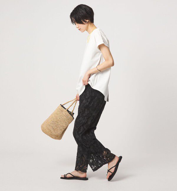 UNITED ARROWS green label relaxing「バックスリット   プルオーバー カットソー 制菌」|Tシャツ・カットソー|