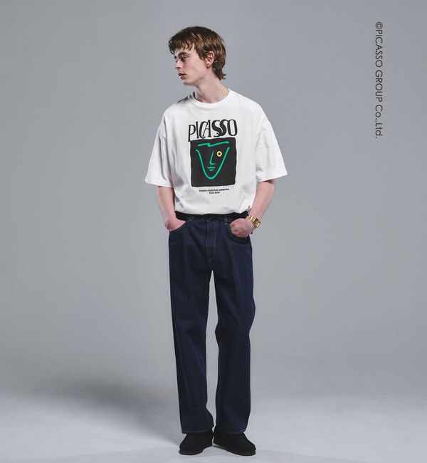 UNITED ARROWS green label relaxing「【別注】＜PABLO PICASSO＞インスパイアアート プリント 半袖 Tシャツ カットソー」|Tシャツ・カットソー|