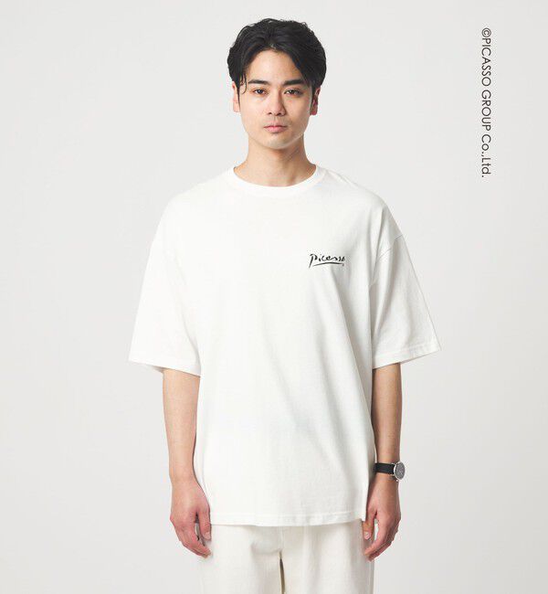 UNITED ARROWS green label relaxing「【別注】＜PABLO PICASSO＞インスパイアアート プリント 半袖 Tシャツ カットソー」|Tシャツ・カットソー|