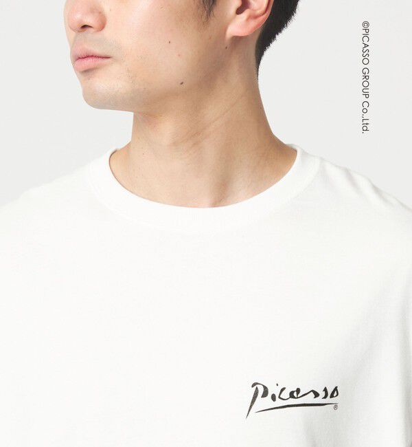 UNITED ARROWS green label relaxing「【別注】＜PABLO PICASSO＞インスパイアアート プリント 半袖 Tシャツ カットソー」|Tシャツ・カットソー|