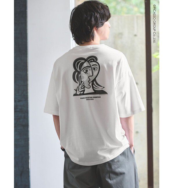 UNITED ARROWS green label relaxing「【別注】＜PABLO PICASSO＞インスパイアアート プリント 半袖 Tシャツ カットソー」|Tシャツ・カットソー|