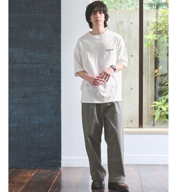 UNITED ARROWS green label relaxing「【別注】＜PABLO PICASSO＞インスパイアアート プリント 半袖 Tシャツ カットソー」|Tシャツ・カットソー|