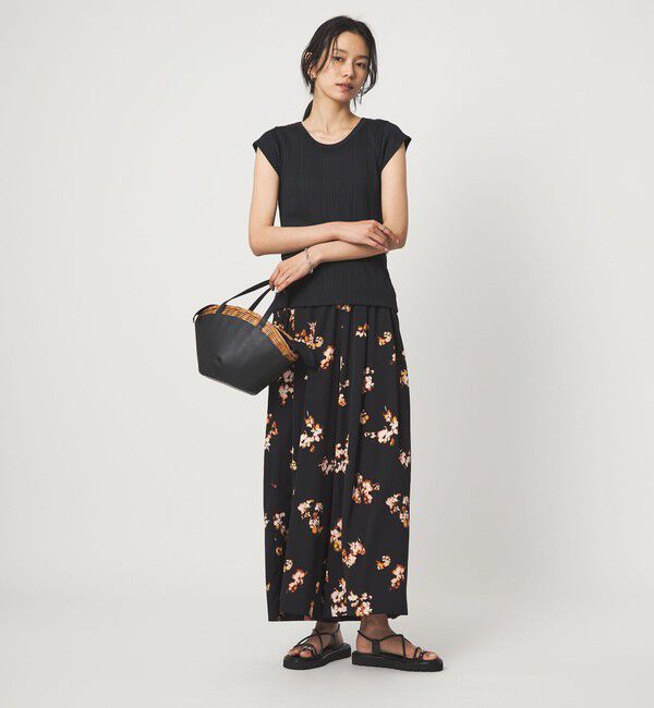 UNITED ARROWS green label relaxing「ランダム ブライトリブ Uネック カットソー」|Tシャツ・カットソー|