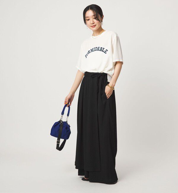 UNITED ARROWS green label relaxing「【WEB限定】＜at ease＞ジョーゼット プリント カットソー  吸水速乾」|Tシャツ・カットソー|