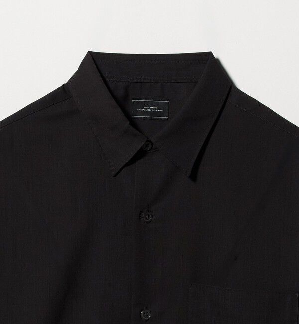 UNITED ARROWS green label relaxing「ウォッシャブル TW サイロ ジャストルーズ レギュラーカラー 半袖 シャツ -通気性・接触冷感-」|シャツ・ブラウス|
