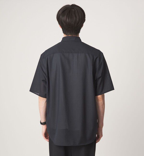 UNITED ARROWS green label relaxing「ウォッシャブル TW サイロ ジャストルーズ レギュラーカラー 半袖 シャツ -通気性・接触冷感-」|シャツ・ブラウス|