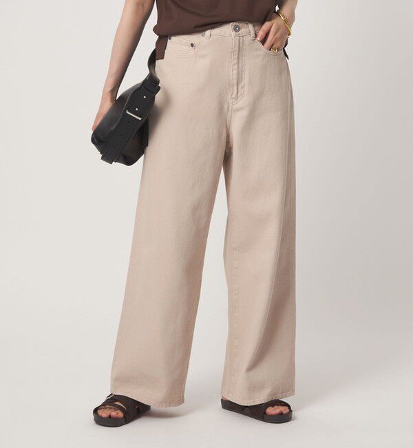 UNITED ARROWS green label relaxing「［size SHORT/TALLあり］ワイド デニム パンツ」|デニム|