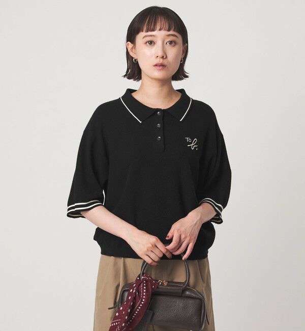 UNITED ARROWS green label relaxing「＜To b. by agnes b.コラボ＞ポロニット」|ニット・セーター|