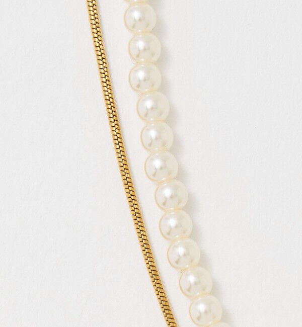 UNITED ARROWS green label relaxing「コイン＆フェイクパールネックレス 3WAY」|ネックレス|