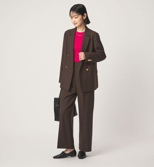 UNITED ARROWS green label relaxing「［size SHORT/TALLあり］Greed グリード ストレート パンツ ウォッシャブル」|スラックス|