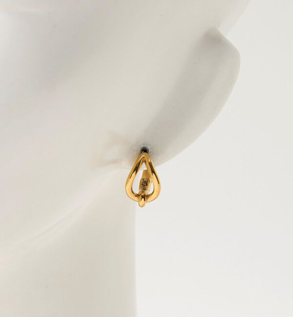 UNITED ARROWS green label relaxing「ドロップ フープピアス」|ピアス|