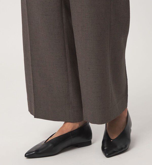 UNITED ARROWS green label relaxing「ネップツイル ストレート パンツ マシンウォッシャブル」|スラックス|