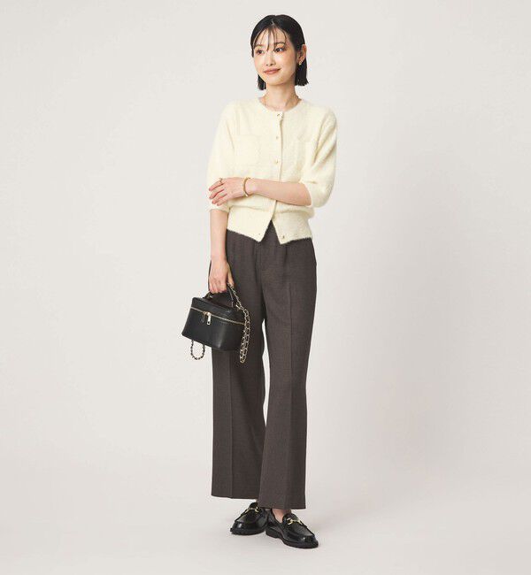 UNITED ARROWS green label relaxing「ネップツイル ストレート パンツ マシンウォッシャブル」|スラックス|