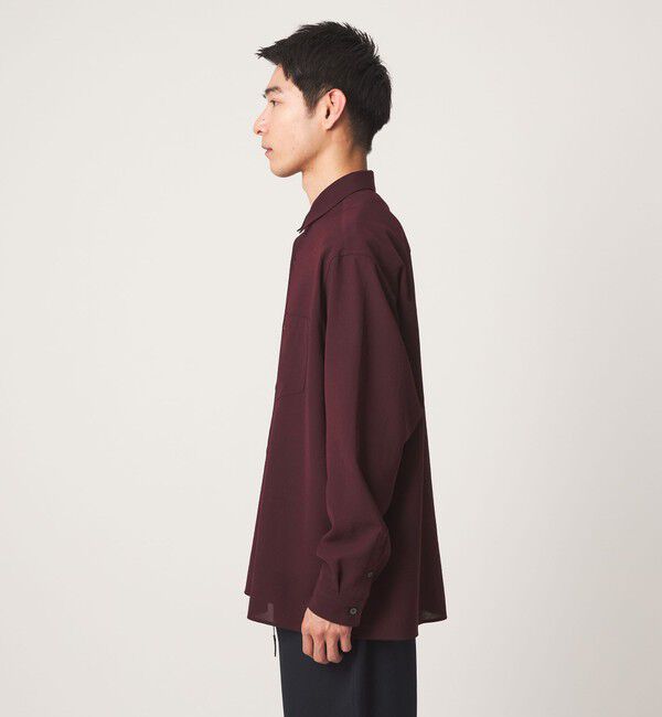 UNITED ARROWS green label relaxing「ワッシャー ポプリン ボックス レギュラー カラー 長袖 シャツ」|シャツ・ブラウス|