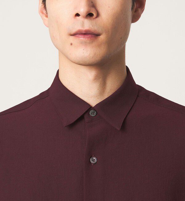 UNITED ARROWS green label relaxing「ワッシャー ポプリン ボックス レギュラー カラー 長袖 シャツ」|シャツ・ブラウス|