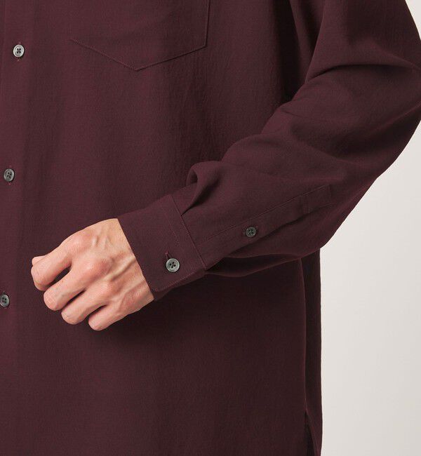 UNITED ARROWS green label relaxing「ワッシャー ポプリン ボックス レギュラー カラー 長袖 シャツ」|シャツ・ブラウス|