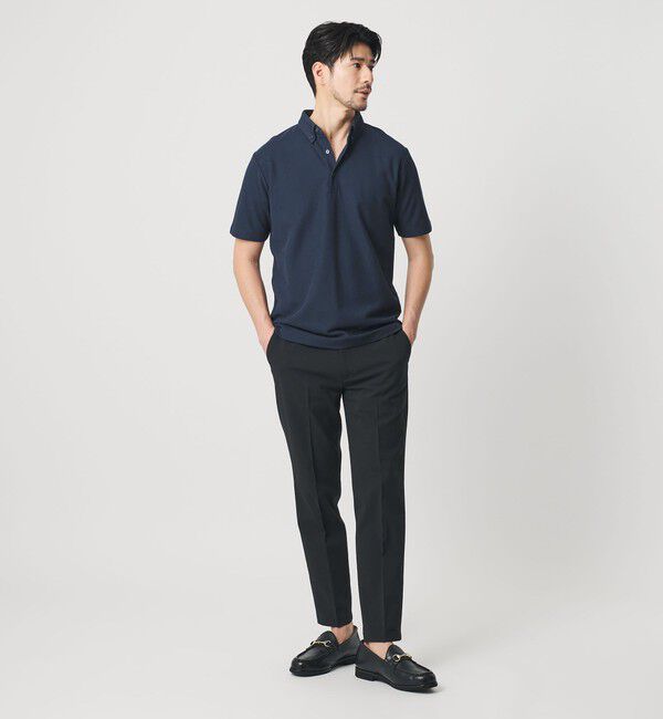 BEAUTY&YOUTH UNITED ARROWS「【WEB限定 WARDROBE SMART】ステイ クリーン ピケ BD ポロシャツ【抗菌防臭】」|ポロシャツ|