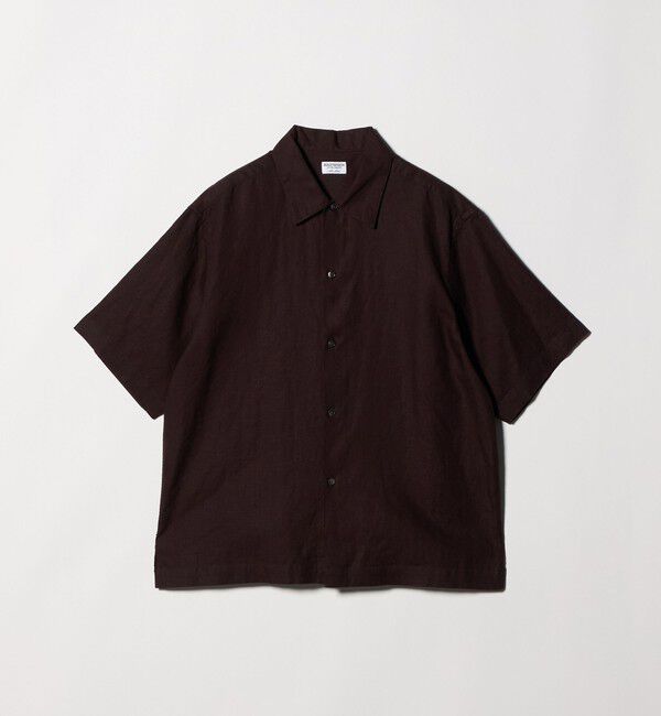 BEAUTY&YOUTH UNITED ARROWS「HI-LINE シュリンク リネン ハーフ スリーブ シャツ」|シャツ・ブラウス|