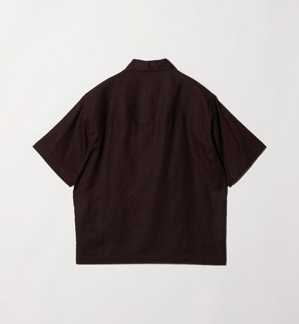 BEAUTY&YOUTH UNITED ARROWS「HI-LINE シュリンク リネン ハーフ スリーブ シャツ」|シャツ・ブラウス|