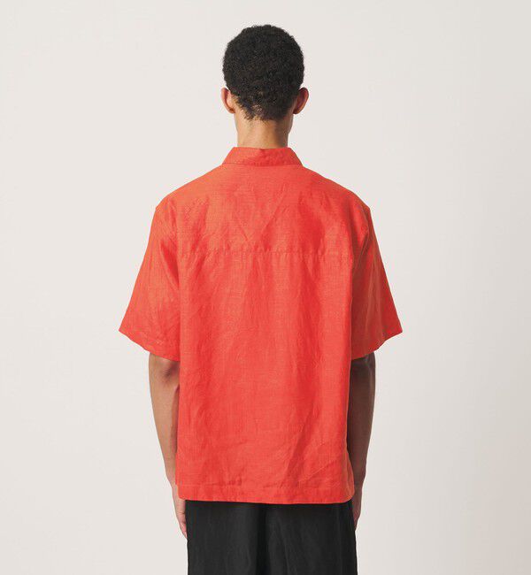 BEAUTY&YOUTH UNITED ARROWS「HI-LINE シュリンク リネン ハーフ スリーブ シャツ」|シャツ・ブラウス|