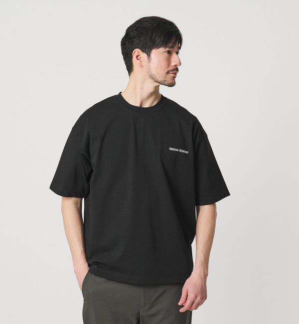 BEAUTY&YOUTH UNITED ARROWS「【WEB限定 WARDROBE SMART】リラックステーパード クール Tシャツ【抗菌防臭・接触冷感】」|Tシャツ・カットソー|